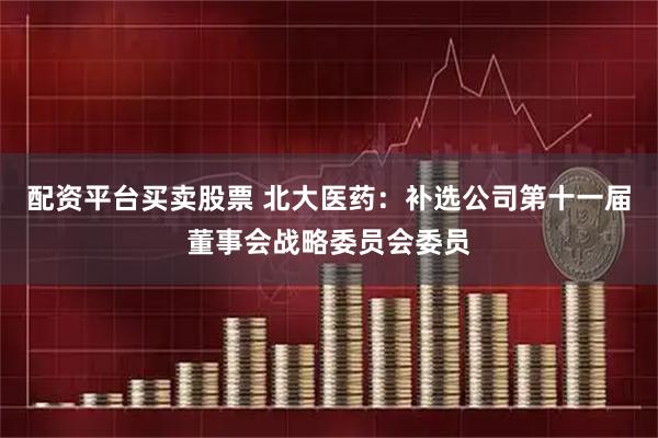 配资平台买卖股票 北大医药：补选公司第十一届董事会战略委员会委员